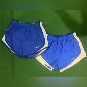 2 Pairs of Women Nike Tempo Shorts